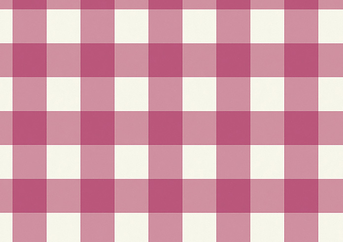 Gingham, Cosmos - Roman Blind - Image 7